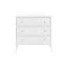 Gallery Direct Acton White 3 Drawer Chest of Drawers Gallery Direct Acton White 3 Drawer Chest of Drawers