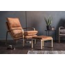 Gallery Direct Fabien Lounger Chair in Ochre Soft Fabric Gallery Direct Fabien Lounger Chair in Ochre Soft Fabric