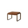 Gallery Direct Fabien Footstool in Ochre Soft Fabric Gallery Direct Fabien Footstool in Ochre Soft Fabric