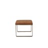 Gallery Direct Fabien Footstool in Ochre Soft Fabric Gallery Direct Fabien Footstool in Ochre Soft Fabric