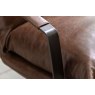 Gallery Direct Fabien Lounger Chair in Brown Leather Gallery Direct Fabien Lounger Chair in Brown Leather