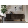 Gallery Direct Onda Walnut 4 Door Sideboard Gallery Direct Onda Walnut 4 Door Sideboard