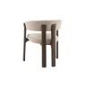 Gallery Direct Onda Walnut Dining Chair in Natural Fabric Gallery Direct Onda Walnut Dining Chair in Natural Fabric