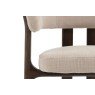 Gallery Direct Onda Walnut Dining Chair in Natural Fabric Gallery Direct Onda Walnut Dining Chair in Natural Fabric