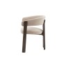 Gallery Direct Onda Walnut Dining Chair in Natural Fabric Gallery Direct Onda Walnut Dining Chair in Natural Fabric