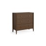 Paris Brown 3 Drawer Chest of Drawers