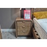 Ex-Display Truro - Atauro Reclaimed Wood Large 3 Drawer Bedside Table