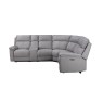 Blaine 5 Seater Electric Recliner Corner Sofa with Console in Greige Fabric Blaine 5 Seater Electric Recliner Corner Sofa with Console in Greige Fabric