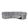 Blaine 5 Seater Electric Recliner Corner Sofa with Console in Greige Fabric Blaine 5 Seater Electric Recliner Corner Sofa with Console in Greige Fabric