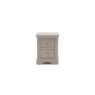Mabel Wooden Bedside Table in Painted Taupe Finish Mabel Wooden Bedside Table in Painted Taupe Finish