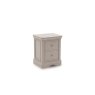Mabel Wooden Bedside Table in Painted Taupe Finish Mabel Wooden Bedside Table in Painted Taupe Finish