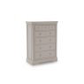 Mabel Wooden 8 Drawer Chest in Painted Taupe Finish Mabel Wooden 8 Drawer Chest in Painted Taupe Finish