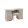 Mabel Wooden Dressing Table in Painted Taupe Finish Mabel Wooden Dressing Table in Painted Taupe Finish