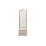 Mabel Wooden Cheval Mirror in Painted Taupe Finish Mabel Wooden Cheval Mirror in Painted Taupe Finish