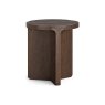 California Dark Oak Round Side Table California Dark Oak Round Side Table