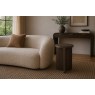 California Dark Oak Round Side Table California Dark Oak Round Side Table