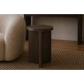 California Dark Oak Round Side Table California Dark Oak Round Side Table