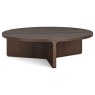 California Dark Oak Large Round Coffee Table California Dark Oak Large Round Coffee Table
