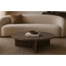 California Dark Oak Large Round Coffee Table