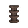 California Dark Oak Bobbin Side Table California Dark Oak Bobbin Side Table