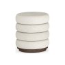 California Dark Oak Upholstered Footstool California Dark Oak Upholstered Footstool