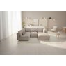 Madison 5 Seater Modular Corner Sofa in Light Grey Chenille with Storage Footstool Madison 5 Seater Modular Corner Sofa in Light Grey Chenille with Storage Footstool