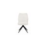 Deigo 180° Swivel Dining Chair in Beige Fabric