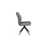 Deigo 180° Swivel Dining Chair in Charcoal PU Leather Deigo 180° Swivel Dining Chair in Charcoal PU Leather