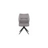 Deigo 180° Swivel Dining Chair in Charcoal PU Leather Deigo 180° Swivel Dining Chair in Charcoal PU Leather