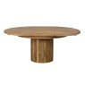 Nixon Reclaimed Wood 135-185cm Round Extending Dining Table Nixon Reclaimed Wood 135-185cm Round Extending Dining Table
