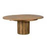 Nixon Reclaimed Wood 135-185cm Round Extending Dining Table Nixon Reclaimed Wood 135-185cm Round Extending Dining Table