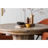 Nixon Reclaimed Wood 135-185cm Round Extending Dining Table Nixon Reclaimed Wood 135-185cm Round Extending Dining Table