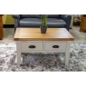 Ex-Display Liskeard - Wexford Painted Oak White Storage Coffee Table