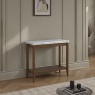 Florence Walnut Stained Oak 70cm Sofa Side Table with Marble Top Florence Walnut Stained Oak 70cm Sofa Side Table with Marble Top