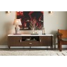 Florence Walnut Stained Oak 150cm Large TV Unit with Marble Top Florence Walnut Stained Oak 150cm Large TV Unit with Marble Top