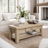 Normandy White Wash Coffee Table Normandy White Wash Coffee Table