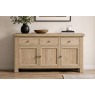 Normandy White Wash Large Sideboard