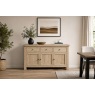 Normandy White Wash Large Sideboard