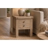 Normandy White Wash Lamp Table