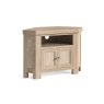 Normandy White Wash Corner TV Unit