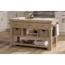 Normandy White Wash Large Kitchen Island