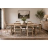 Normandy White Wash Large Ext 200-245cm Trestle Dining Table Normandy White Wash Large Ext 200-245cm Trestle Dining Table