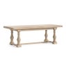 Normandy White Wash Large Ext 200-245cm Trestle Dining Table