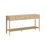 Sicily Oak 145cm Console Table