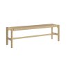 Sicily Oak 150cm Weave Dining Bench