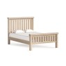 Normandy White Wash Slatted Bed Frame Normandy White Wash Slatted Bed Frame