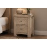 Normandy White Wash Bedside Table Normandy White Wash Bedside Table