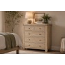 Normandy White Wash 2 Over 3 Chest of Drawer