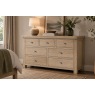 Normandy White Wash 3 Over 4 Chest of Drawer