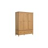 Verona Oak Triple Wardrobe Verona Oak Triple Wardrobe